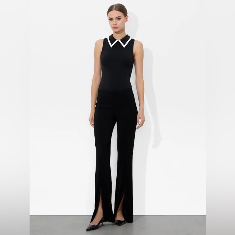 Alice and olivia Black Women's Flared Pants